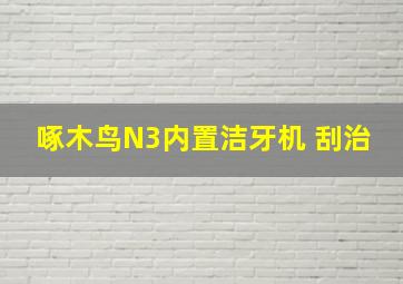 啄木鸟N3内置洁牙机 刮治